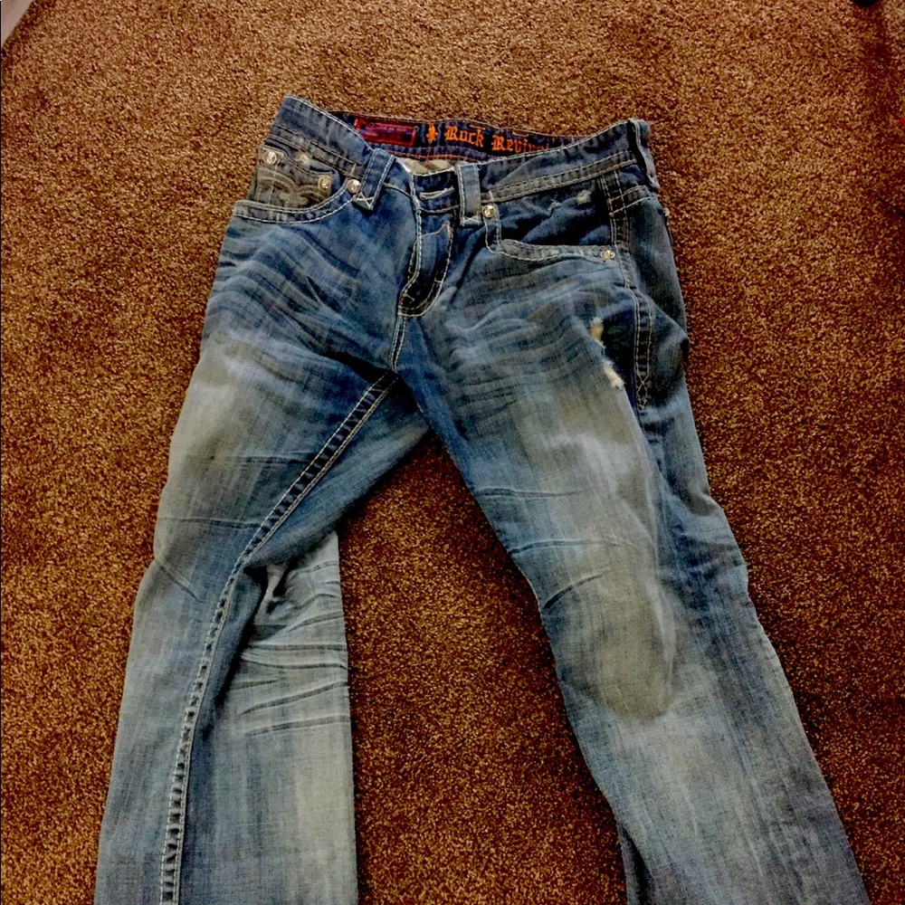 Men’s Rock revival 33x32 boot cut
